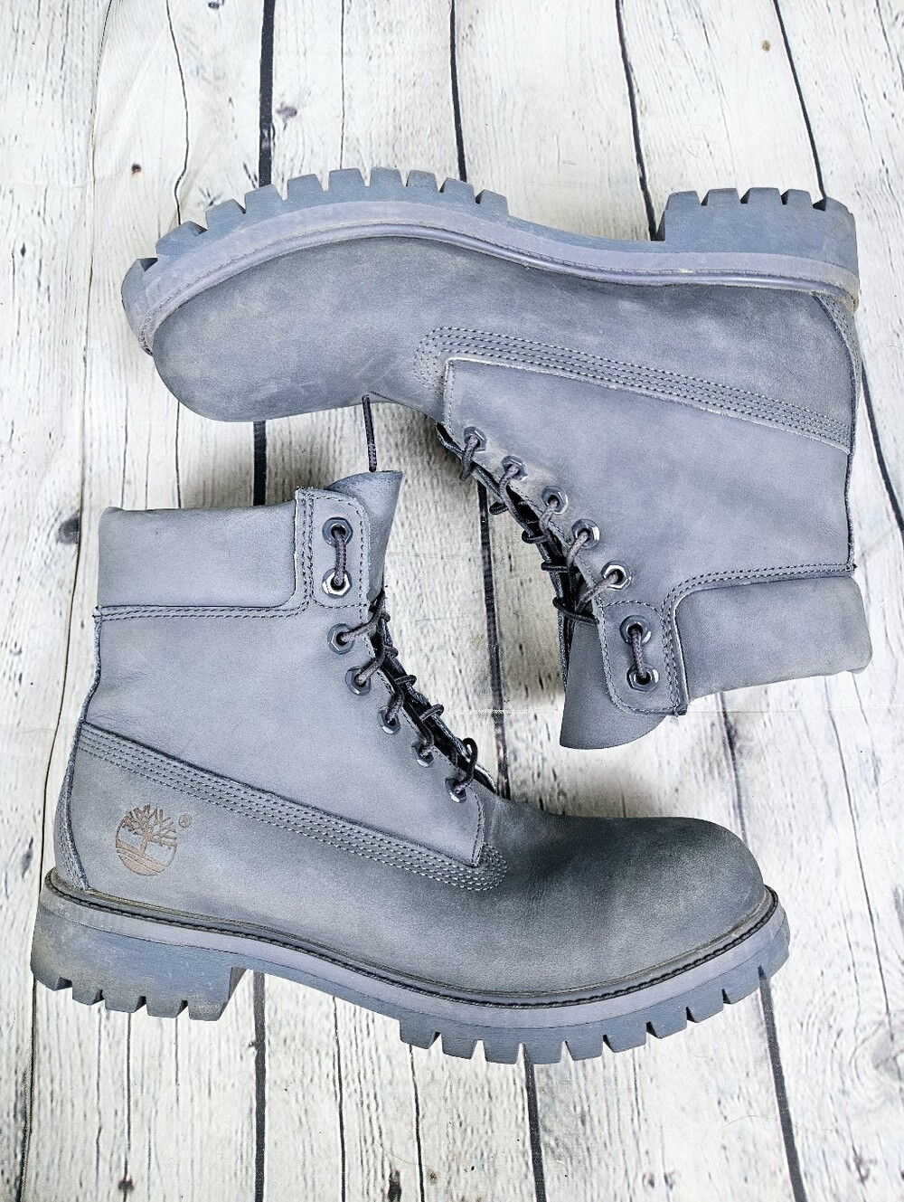 TIMBERLAND | lace-up genuine leather nubuck work boots
